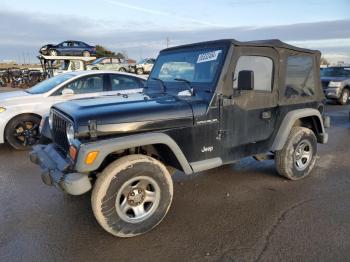  Salvage Jeep Wrangler