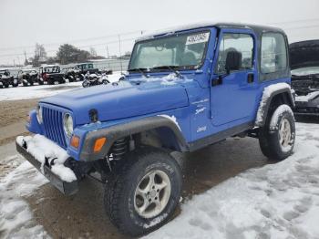  Salvage Jeep Wrangler