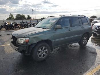  Salvage Toyota Highlander