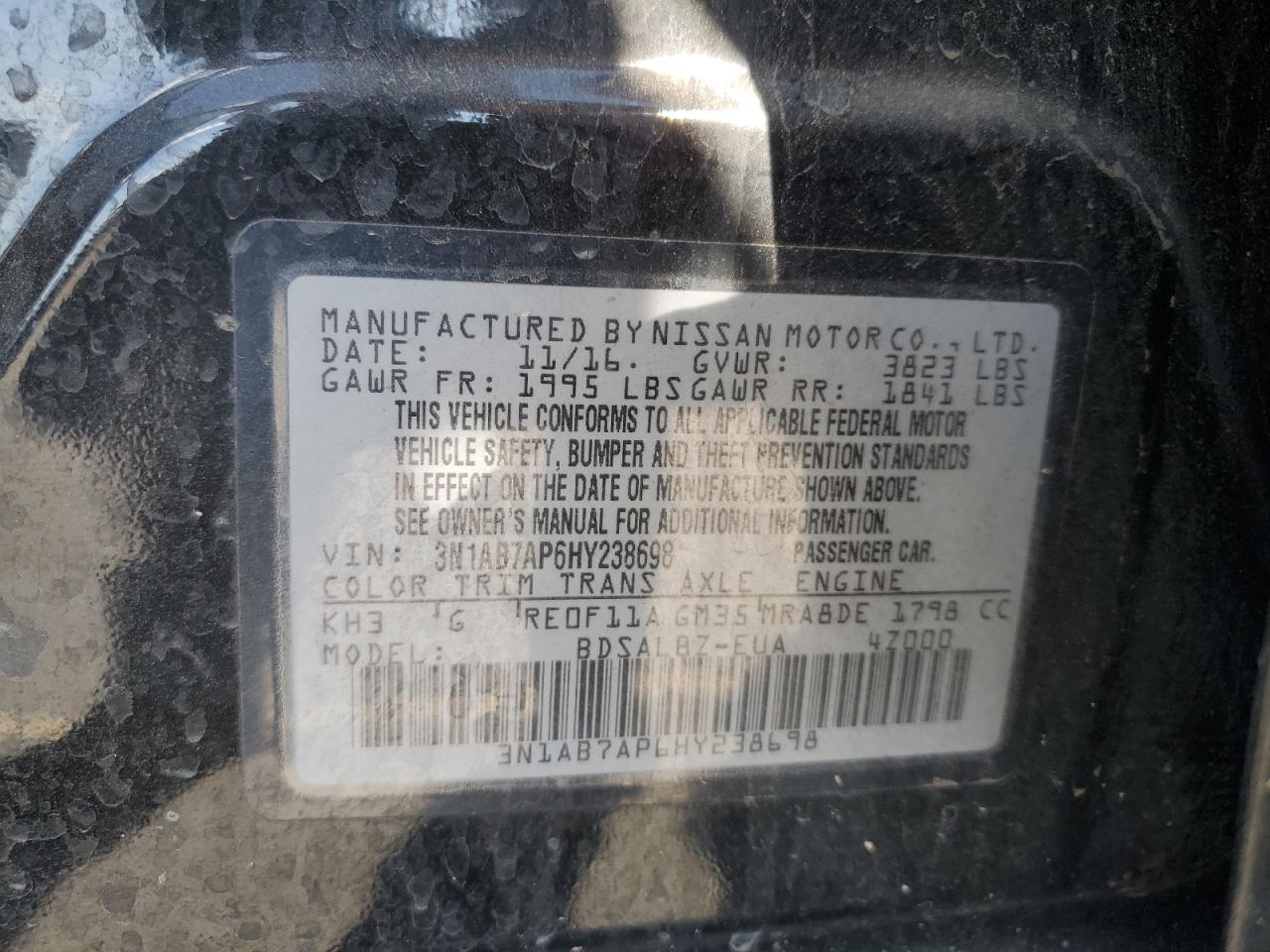 Nissan Sentra S Image 7