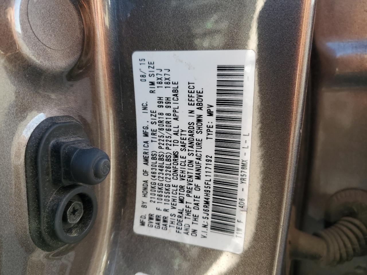 Honda Crv Touring Image 4