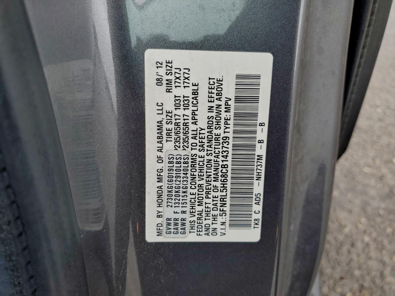 Honda Odyssey Exl Image 13