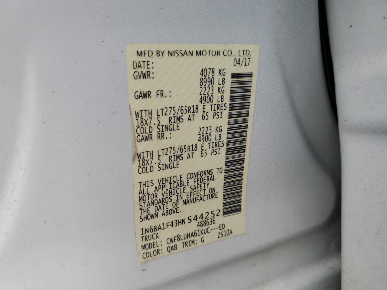 Nissan Titan Sl Image 7