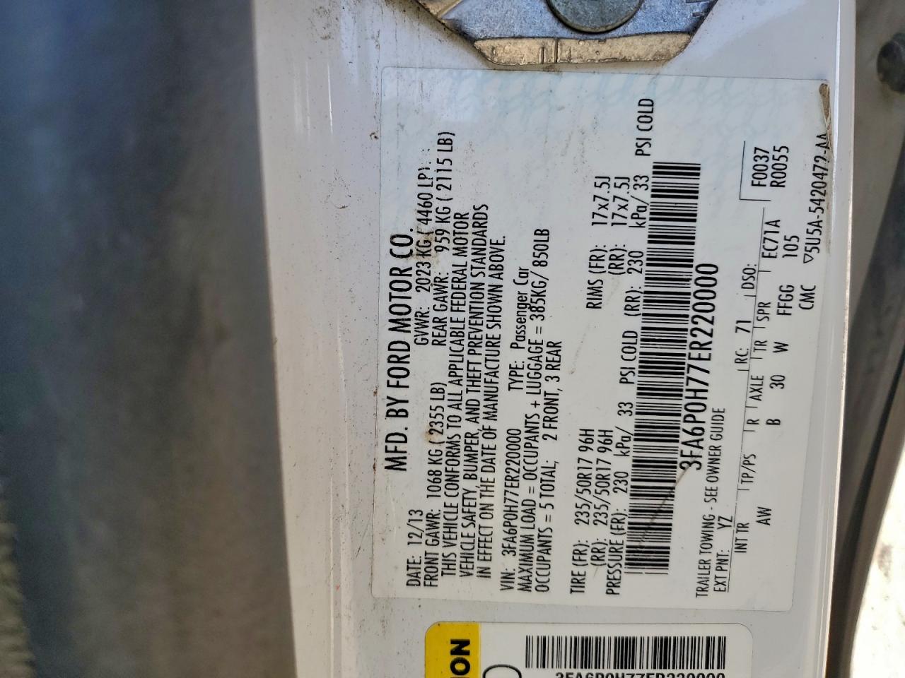 Ford Fusion Se Image 10