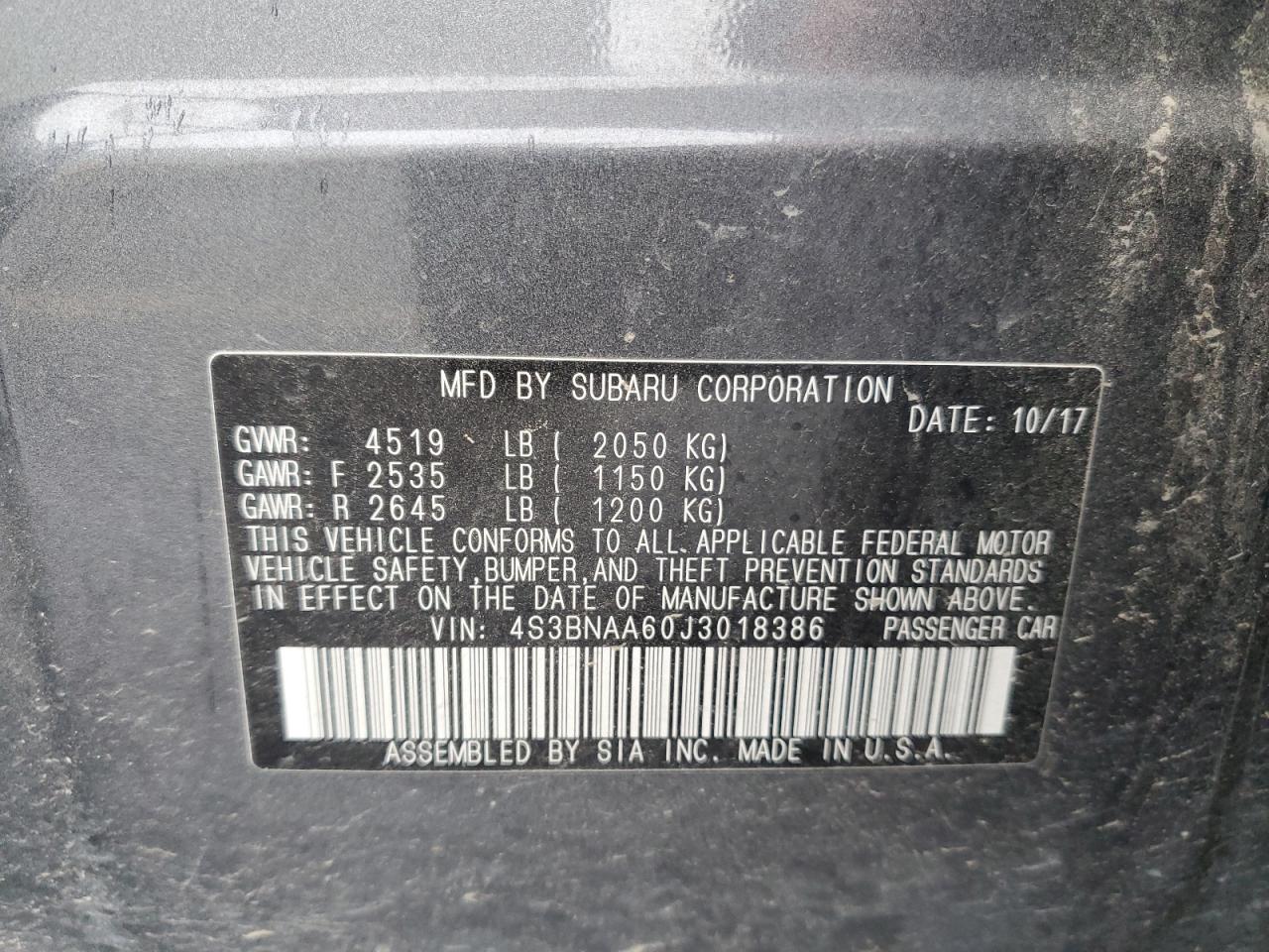 Subaru Legacy 2.5i Image 11