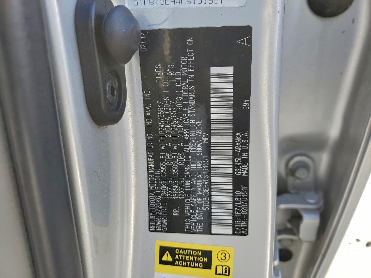 Toyota Highlander Base Image 4