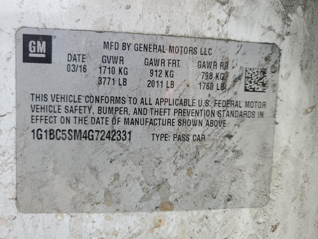 Chevrolet Cruze Ls Image 8