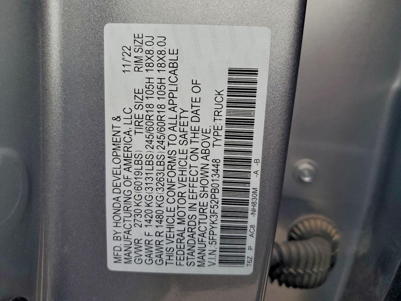 Honda Ridgeline Rtl Image 2